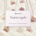 Tarjeta regalo BySaramu con orquídeas naturales